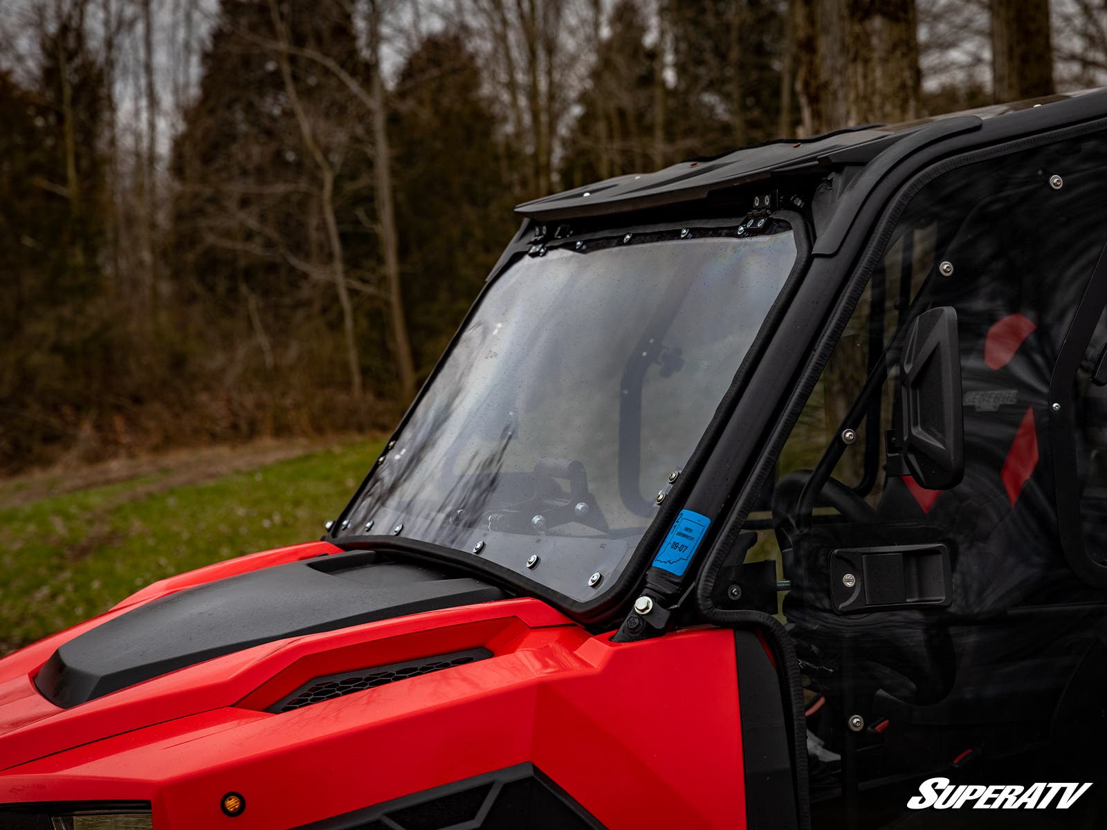 Photo of SuperATV Polaris General XP 1000 Scratch Resistant Flip Windshield by SuperATV - Premium Windshields for UTVs / Side by Sides