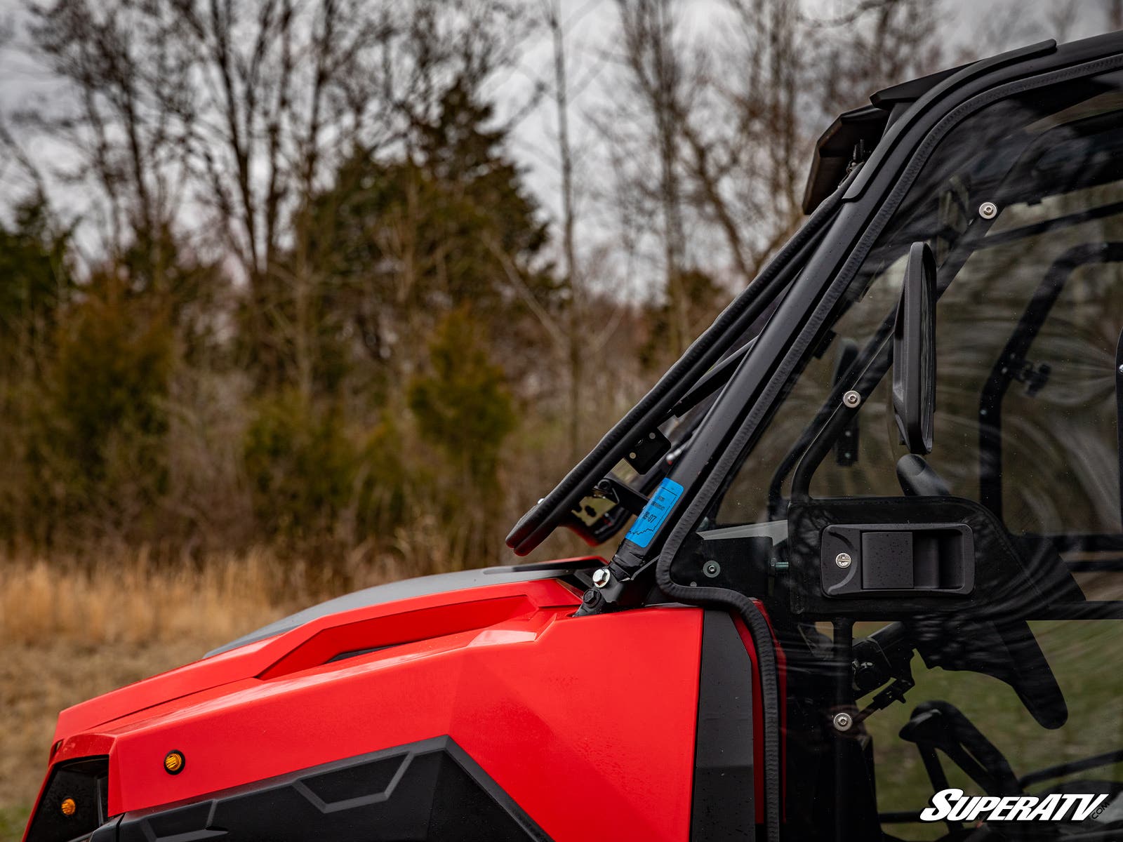 Photo of SuperATV Polaris General XP 1000 Scratch Resistant Flip Windshield by SuperATV - Premium Windshields for UTVs / Side by Sides