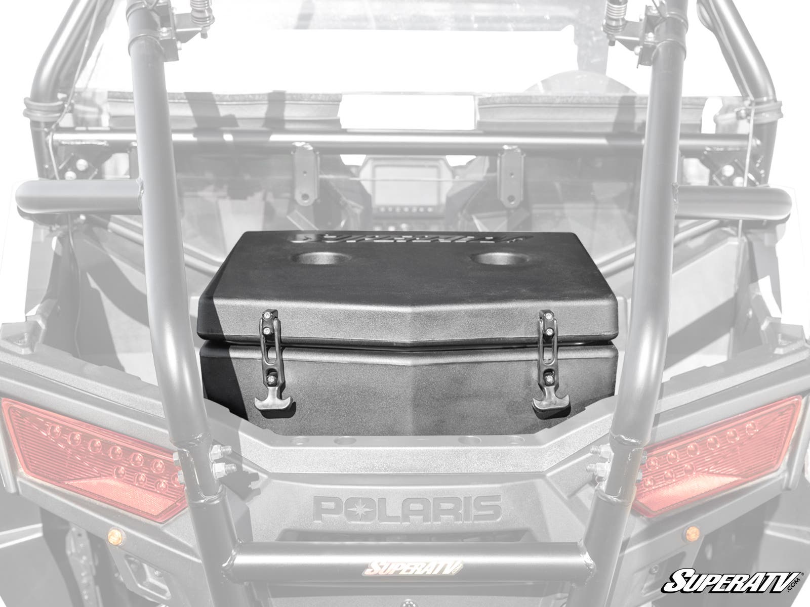 Photo of SuperATV Polaris RZR Trail S 1000 Cooler / Cargo Box by SuperATV - Premium Storage for UTVs / Side by Sides