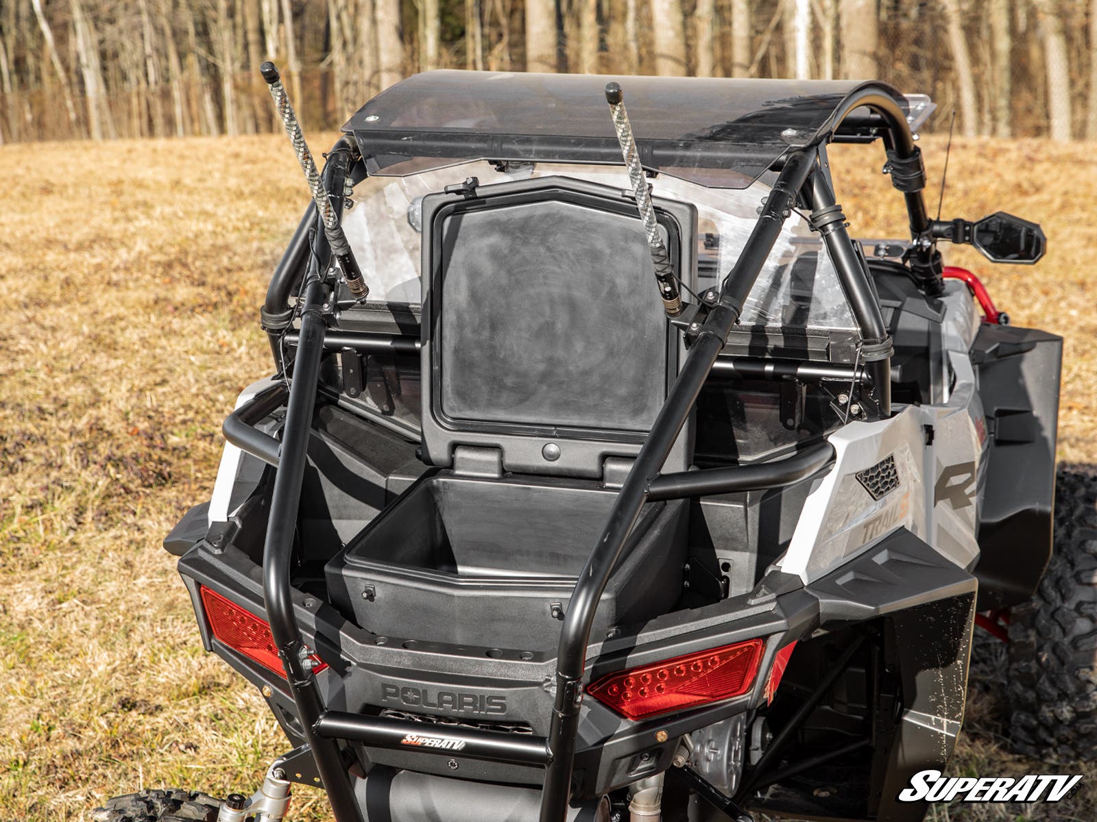 Photo of SuperATV Polaris RZR Trail S 1000 Cooler / Cargo Box by SuperATV - Premium Storage for UTVs / Side by Sides