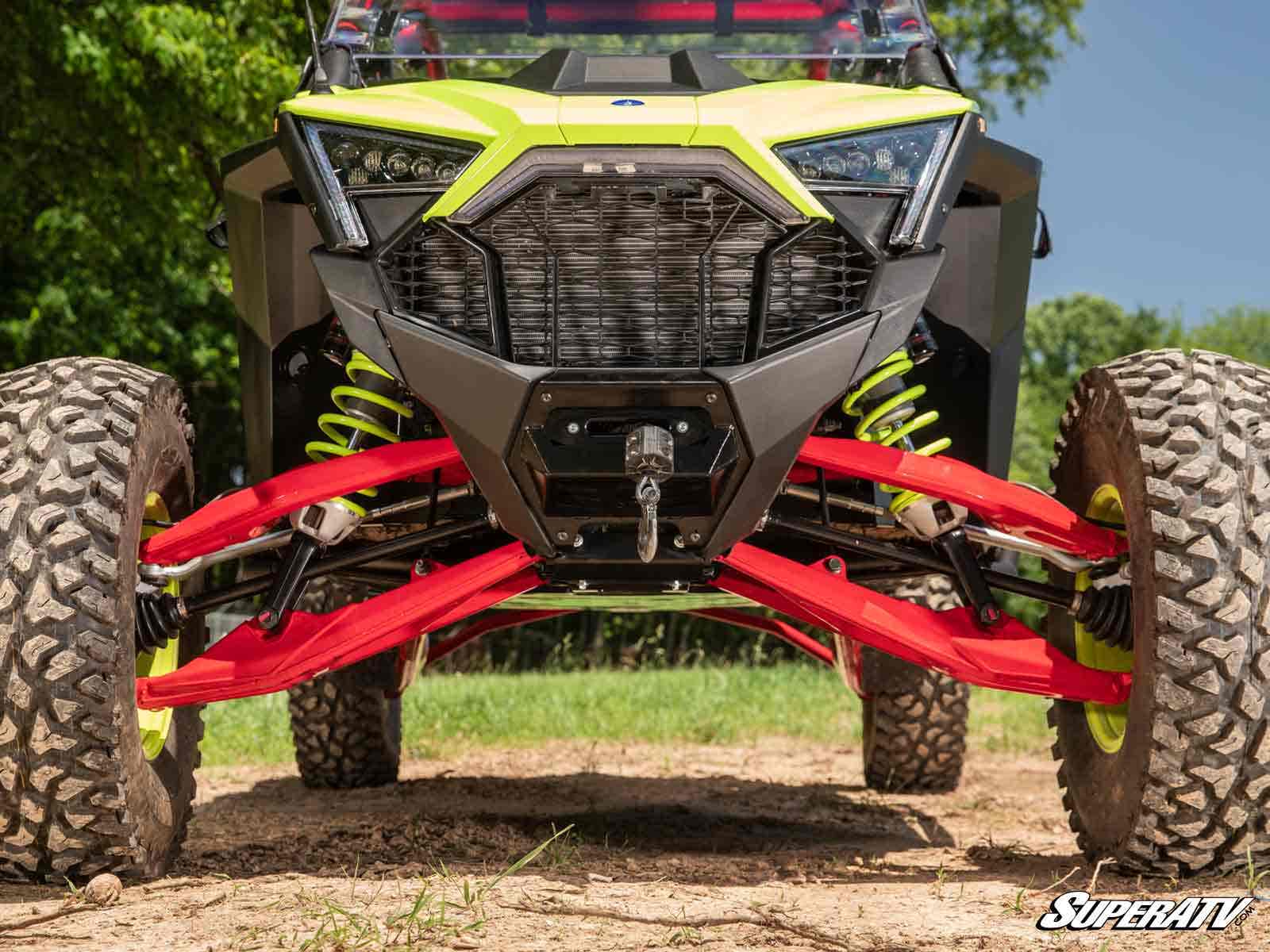 Photo of SuperATV Polaris RZR Turbo R Winch Mounting Plate by SuperATV - Premium Winches & Winch Mounts for UTVs / Side by Sides