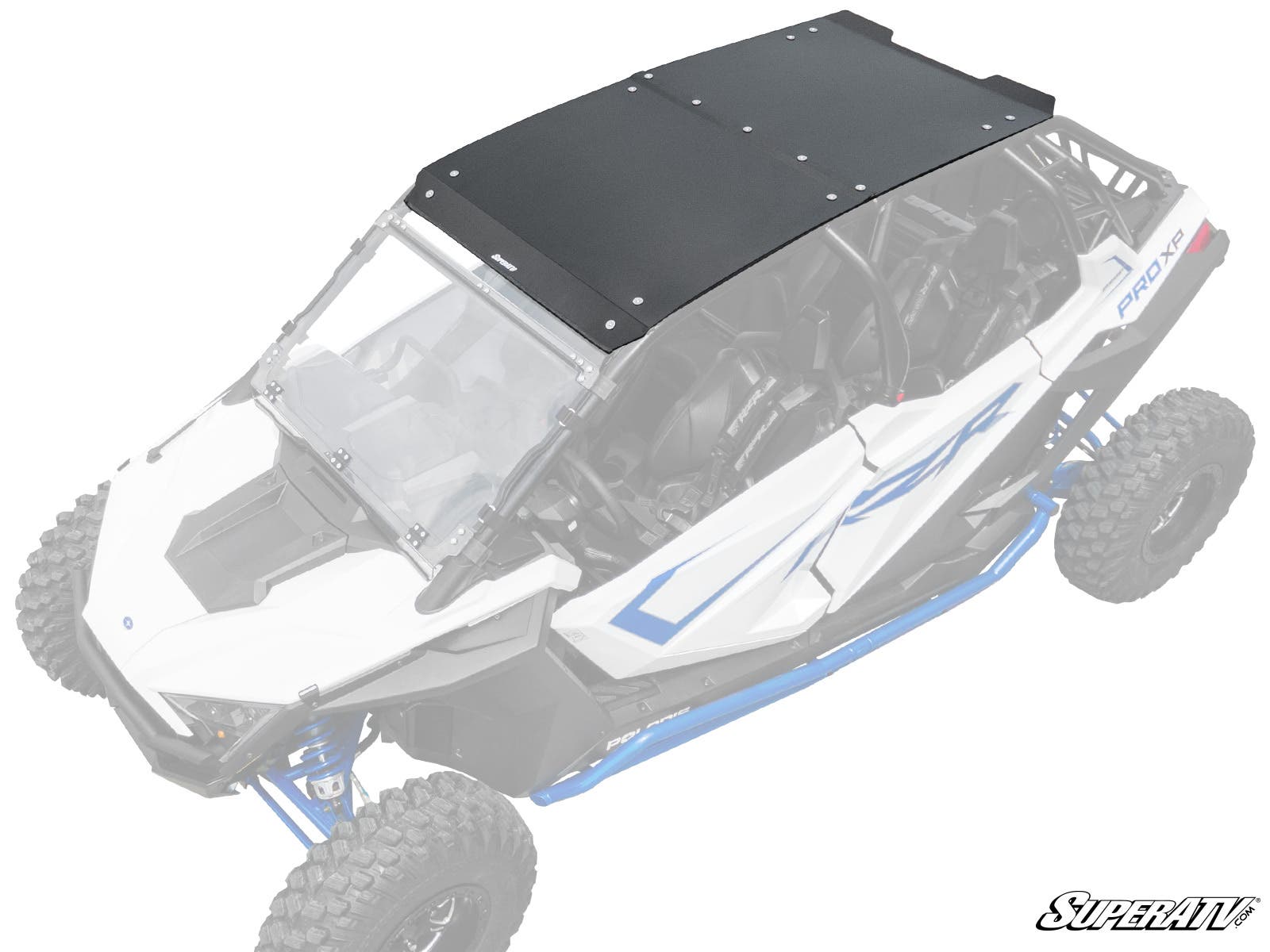 Photo of SuperATV Polaris RZR Turbo R 4 Aluminum Roof by SuperATV - Premium Roofs for UTVs / Side by Sides