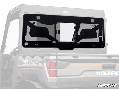 Photo of SuperATV Polaris Ranger XP 570 Glass Sliding Rear Windshield by SuperATV - Premium Windshields for UTVs / Side by Sides