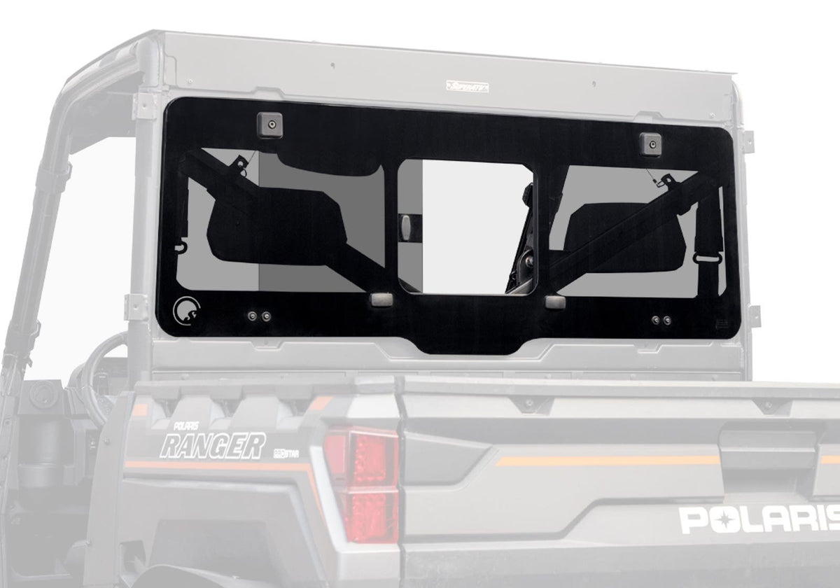 Polaris Ranger XP 1000 Glass Sliding Rear Windshield