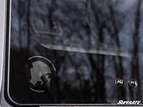 Photo of SuperATV Polaris Ranger XP 570 Glass Sliding Rear Windshield by SuperATV - Premium Windshields for UTVs / Side by Sides