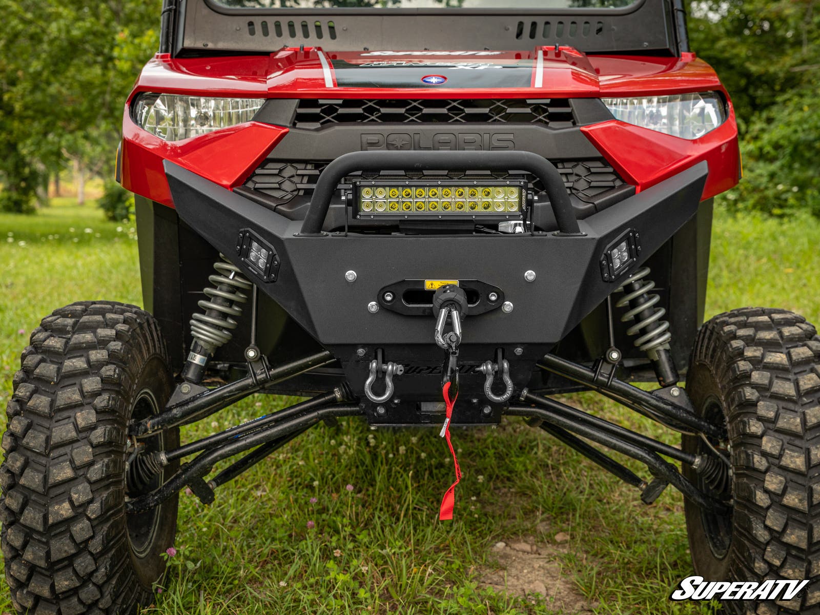 Photo of SuperATV Polaris Ranger XP 1000 Winch-Ready Bumper with Bull Bar by SuperATV - Premium Bumpers for UTVs / Side by Sides