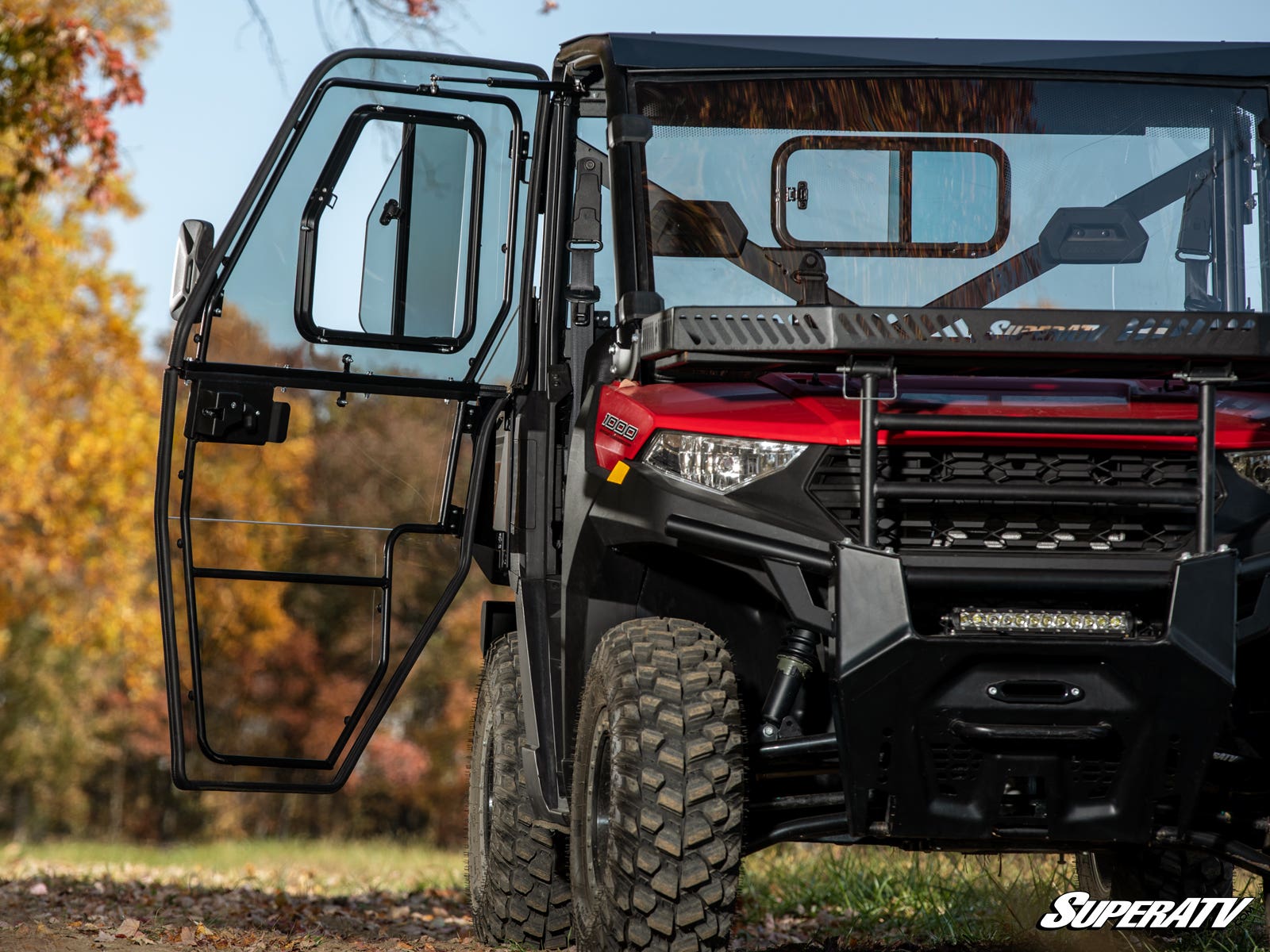 Photo of SuperATV Polaris Ranger 1000 Convertible Cab Enclosure Doors by SuperATV - Premium Cab Enclosures for UTVs / Side by Sides