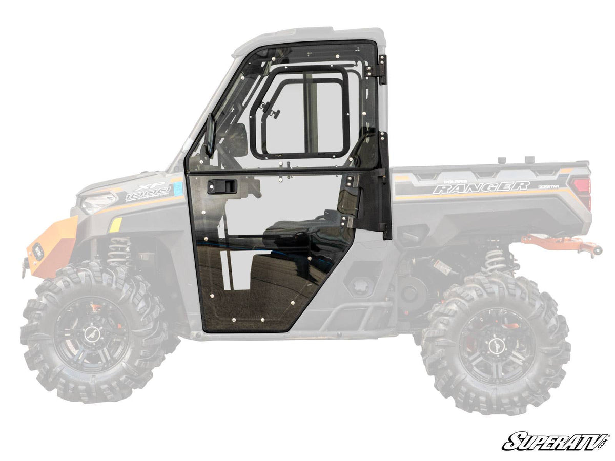 Photo of SuperATV Polaris Ranger XP Kinetic Convertible Cab Enclosure Doors by SuperATV - Premium Cab Enclosures for UTVs / Side by Sides