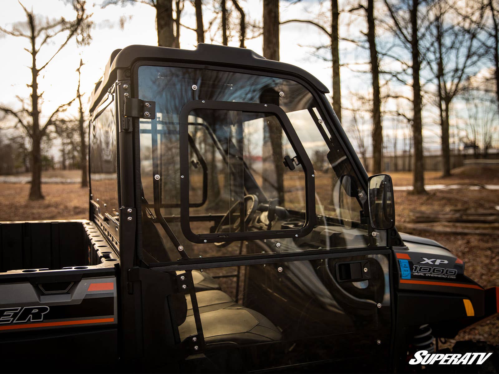 Photo of SuperATV Polaris Ranger XP 1000 Convertible Hard Cab Doors by SuperATV - Premium Cab Enclosures for UTVs / Side by Sides