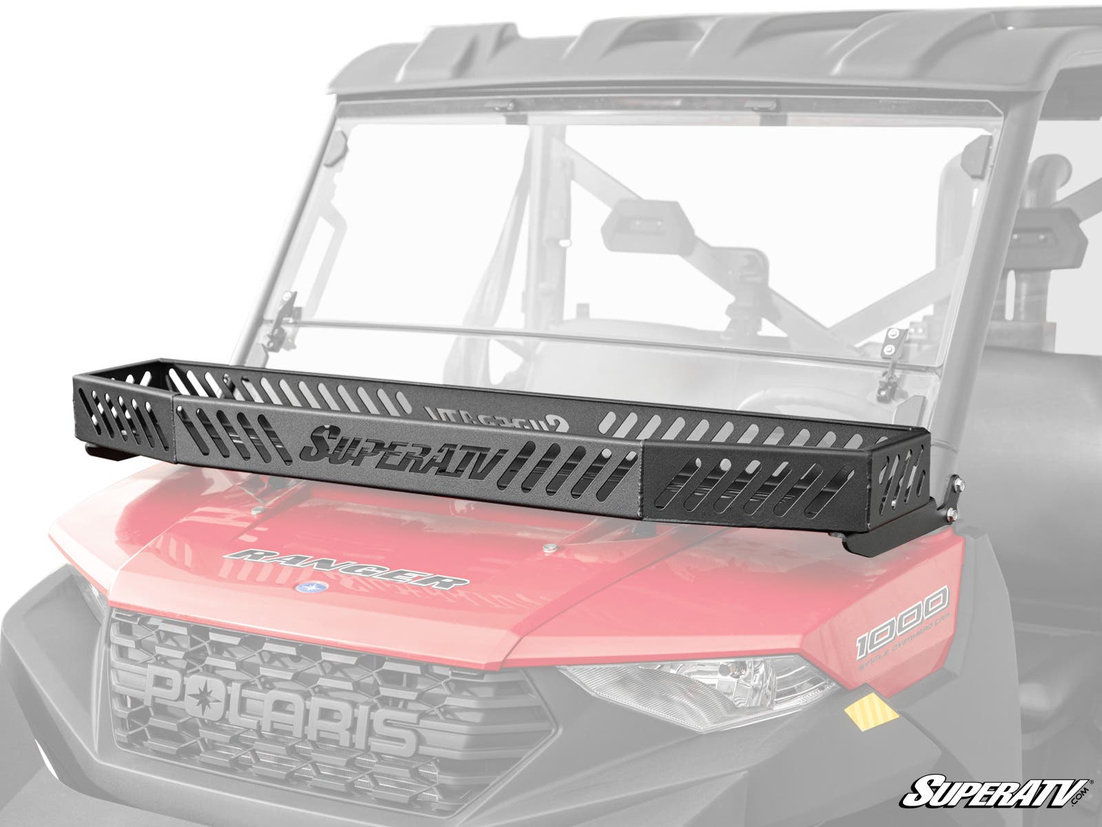 Photo of SuperATV Polaris Ranger XP 1000 Hood Rack Bravo by SuperATV - Premium Storage for UTVs / Side by Sides