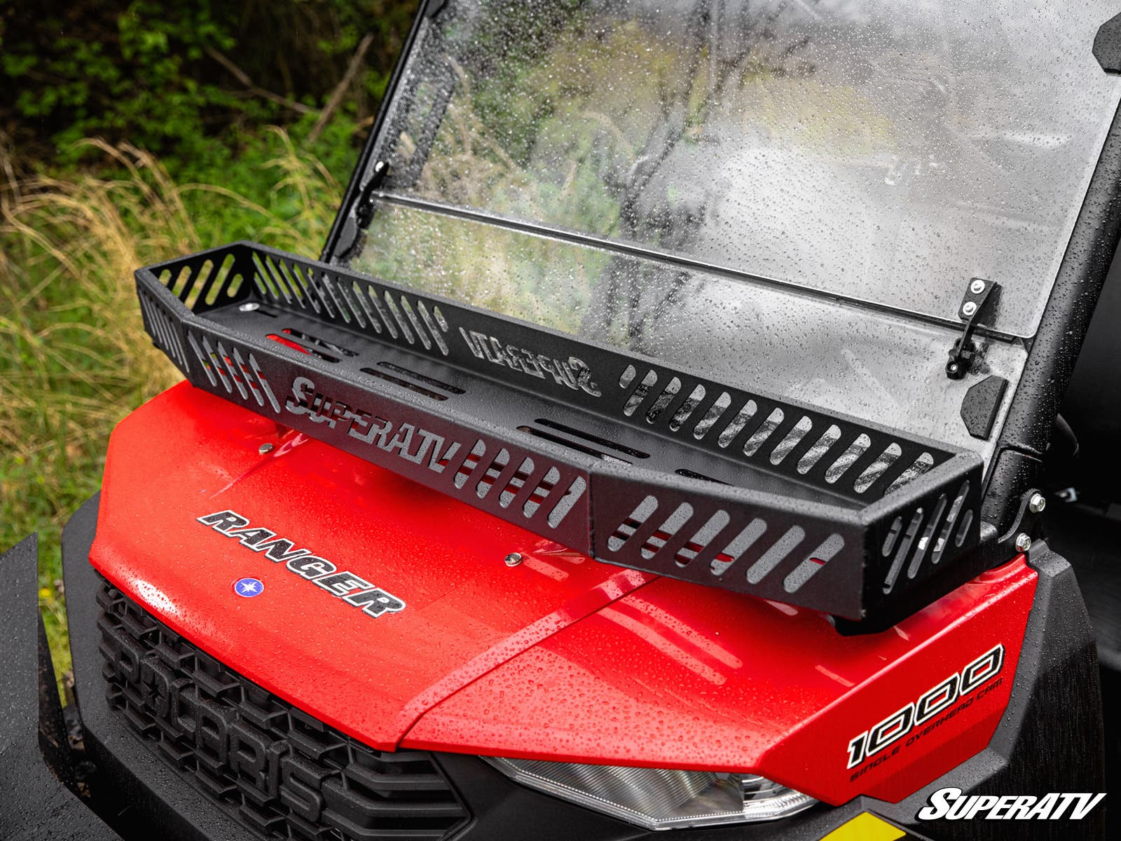 Photo of SuperATV Polaris Ranger XP 1000 Hood Rack Bravo by SuperATV - Premium Storage for UTVs / Side by Sides