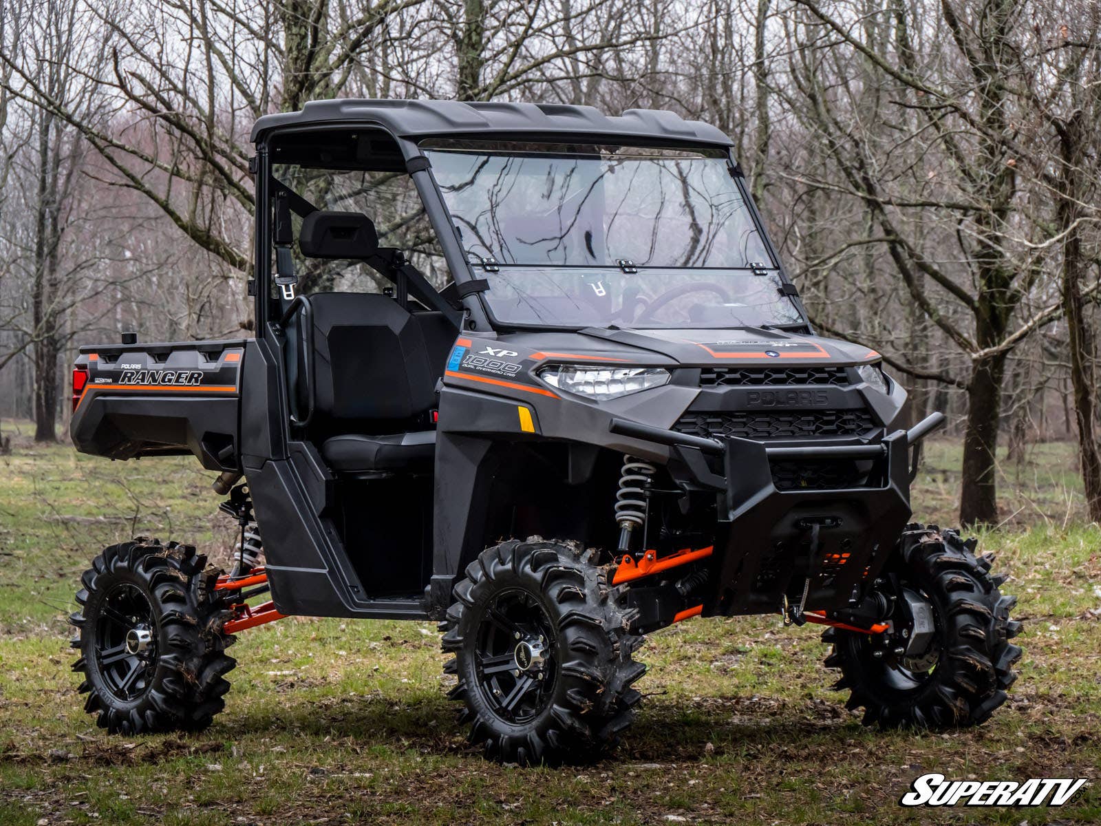 Photo of SuperATV Polaris Ranger XP 900 Flip Down Windshield by SuperATV - Premium Windshields for UTVs / Side by Sides