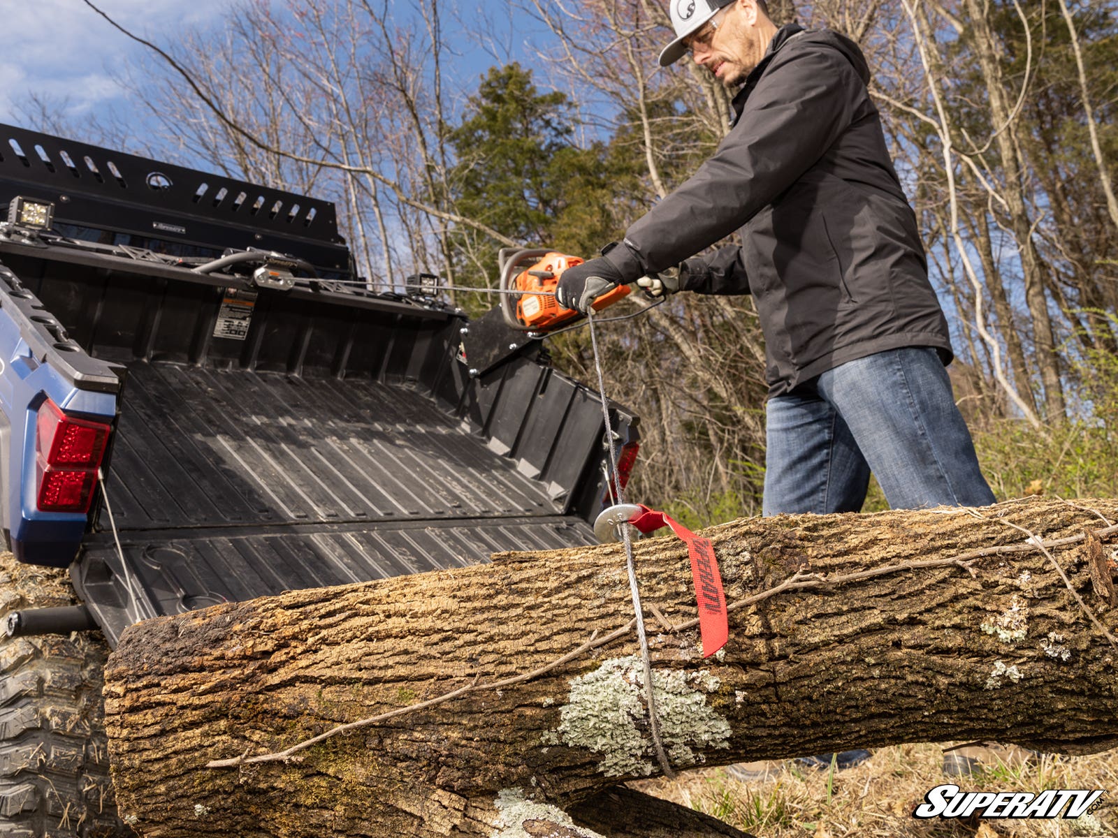 Photo of SuperATV Polaris Ranger XP 1000 Bed Winch by SuperATV - Premium Winches & Winch Mounts for UTVs / Side by Sides
