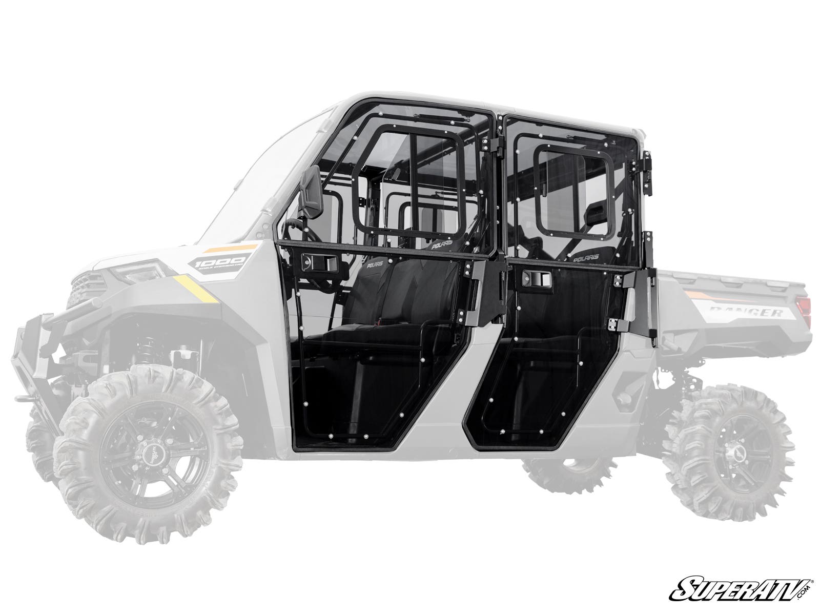 Photo of SuperATV Polaris Ranger Crew 1000 Convertible Cab Enclosure Doors by SuperATV - Premium Doors for UTVs / Side by Sides