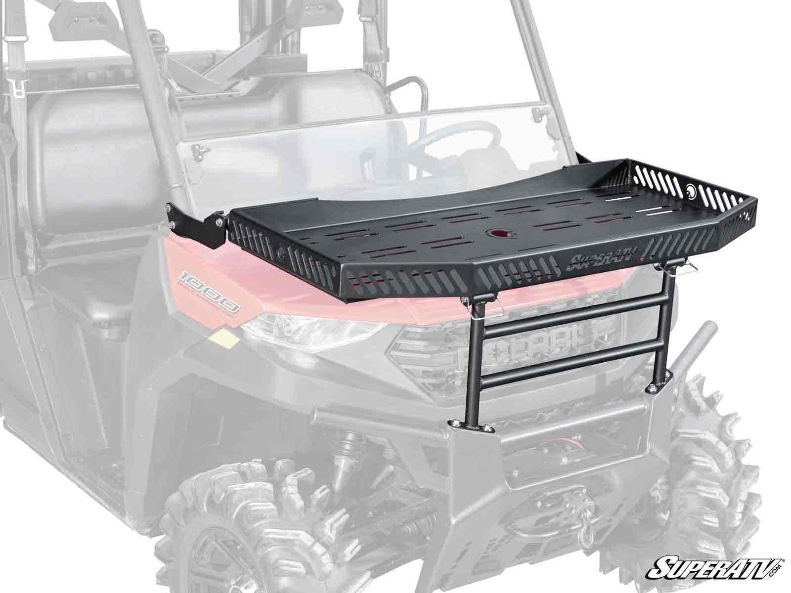 Photo of SuperATV Polaris Ranger XP Kinetic Hood Rack Charlie by SuperATV - Premium Mounts for UTVs / Side by Sides