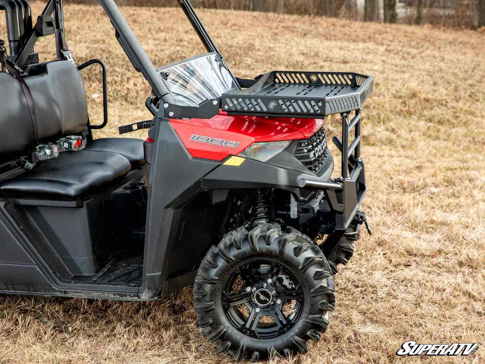 Photo of SuperATV Polaris Ranger XP Kinetic Hood Rack Charlie by SuperATV - Premium Mounts for UTVs / Side by Sides
