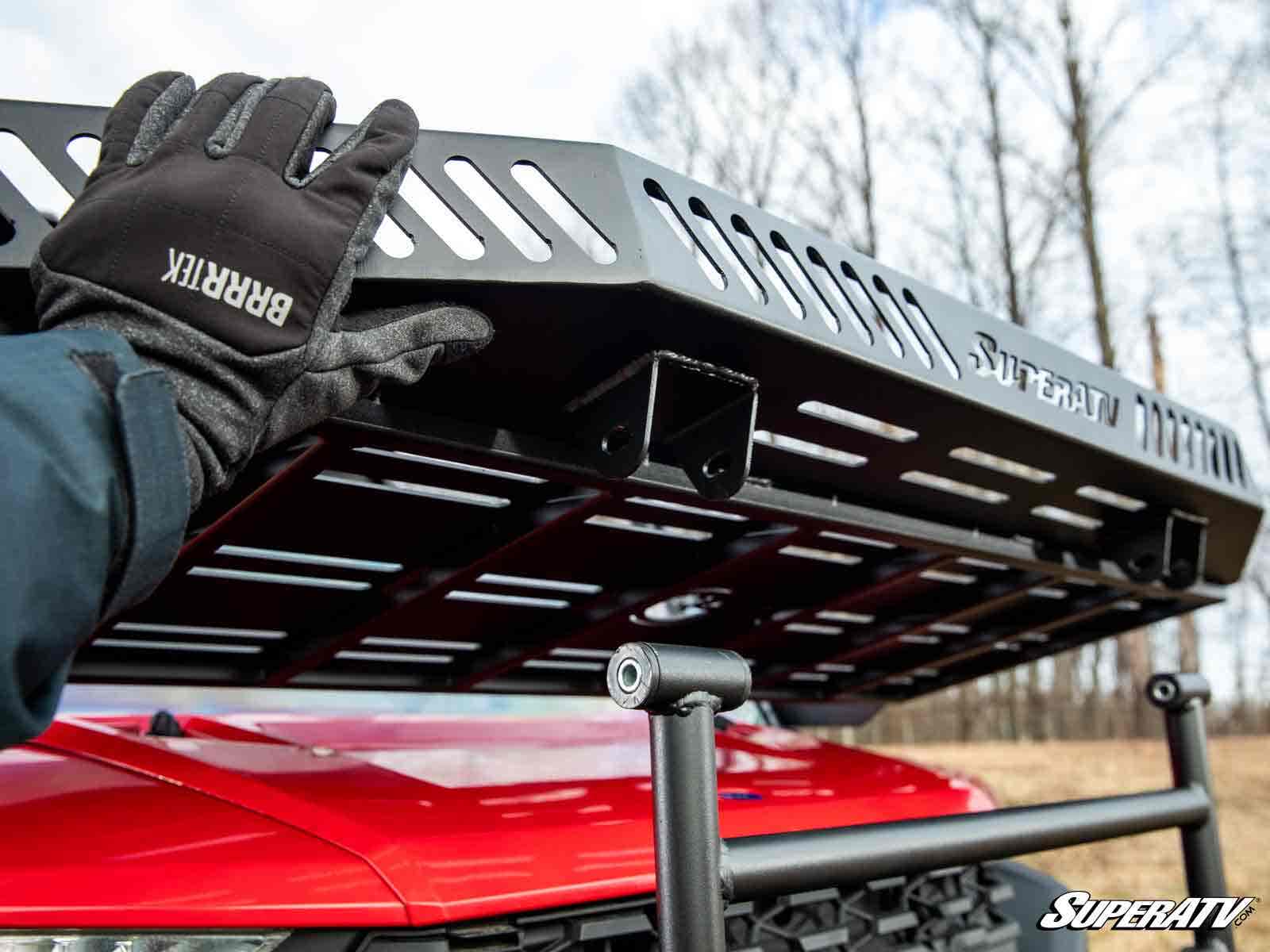 Photo of SuperATV Polaris Ranger XP Kinetic Hood Rack Charlie by SuperATV - Premium Mounts for UTVs / Side by Sides