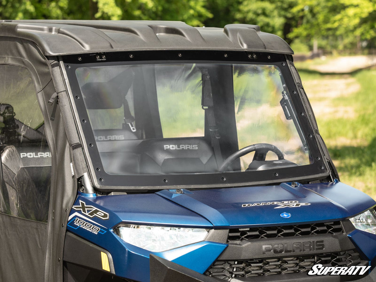 Photo of SuperATV Polaris Ranger XP 900 Powered Flip Windshield by SuperATV - Premium Windshields for UTVs / Side by Sides