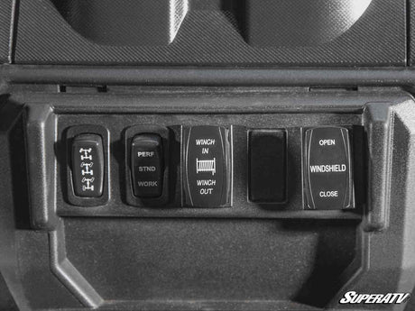 Photo of SuperATV Polaris Ranger XP 570 MaxDrive Power Flip Windshield by SuperATV - Premium Windshields for UTVs / Side by Sides
