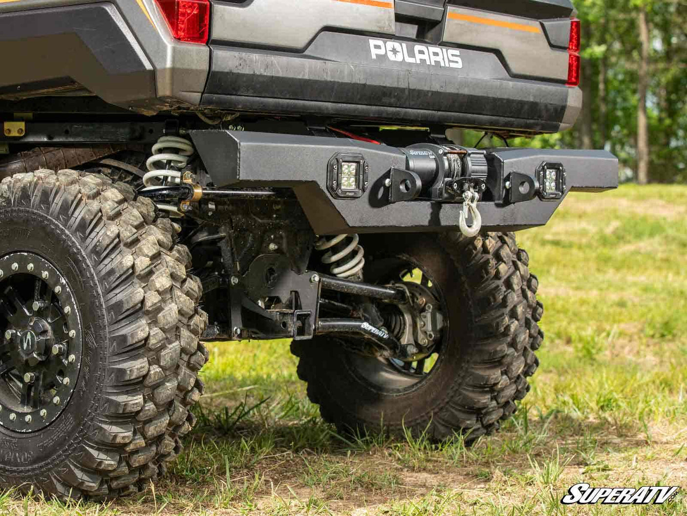 Photo of SuperATV Polaris Ranger 1000 Winch Ready Rear Bumper by SuperATV - Premium Bumpers for UTVs / Side by Sides