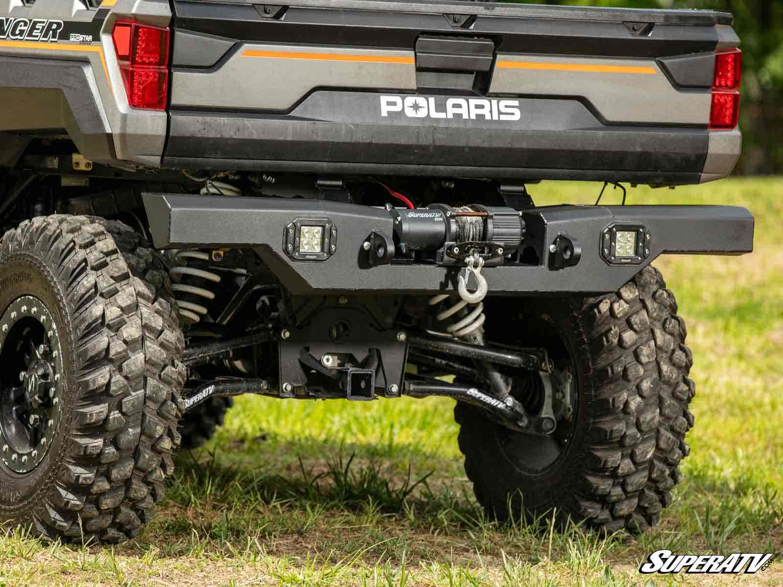 Photo of SuperATV Polaris Ranger XP Kinetic Winch-Ready Rear Bumper by SuperATV - Premium Bumpers for UTVs / Side by Sides
