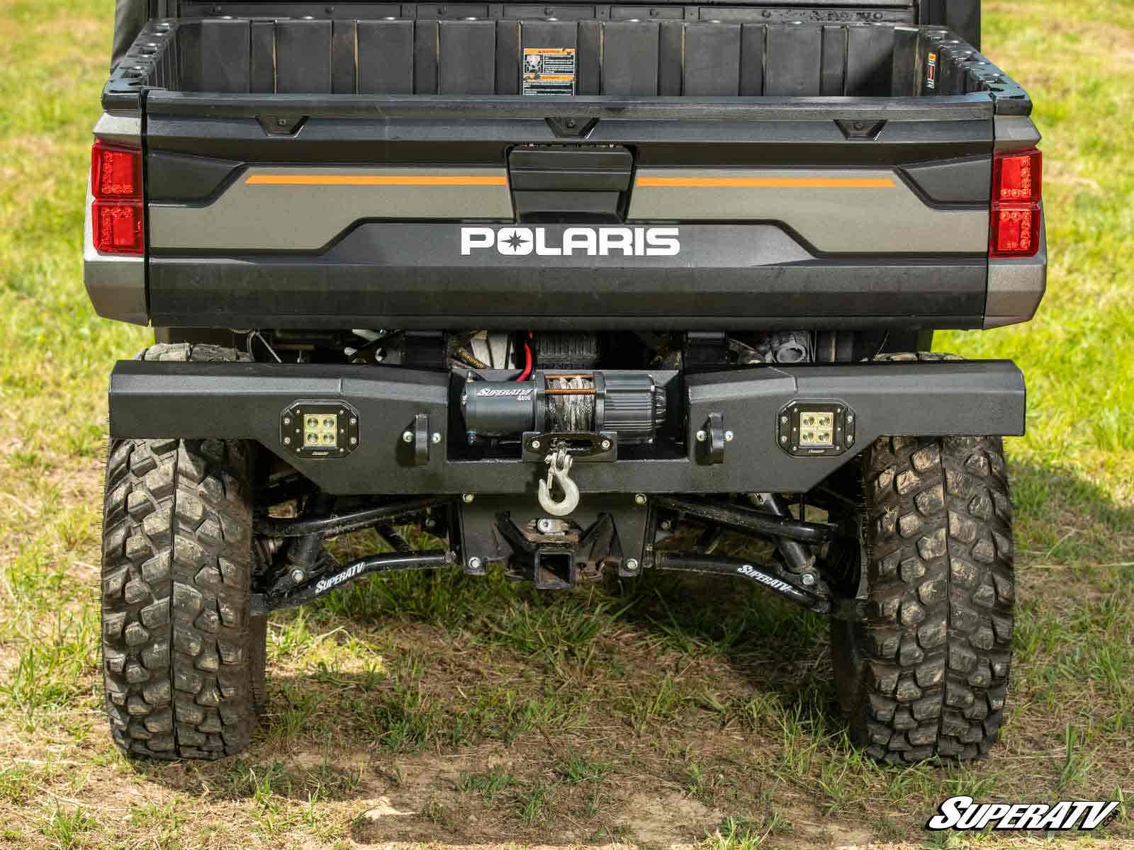 Photo of SuperATV Polaris Ranger XP Kinetic Winch-Ready Rear Bumper by SuperATV - Premium Bumpers for UTVs / Side by Sides