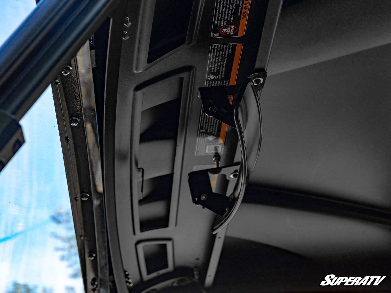 Photo of SuperATV Polaris 17" Curved Rear View Mirror by SuperATV - Premium Mirrors for UTVs / Side by Sides