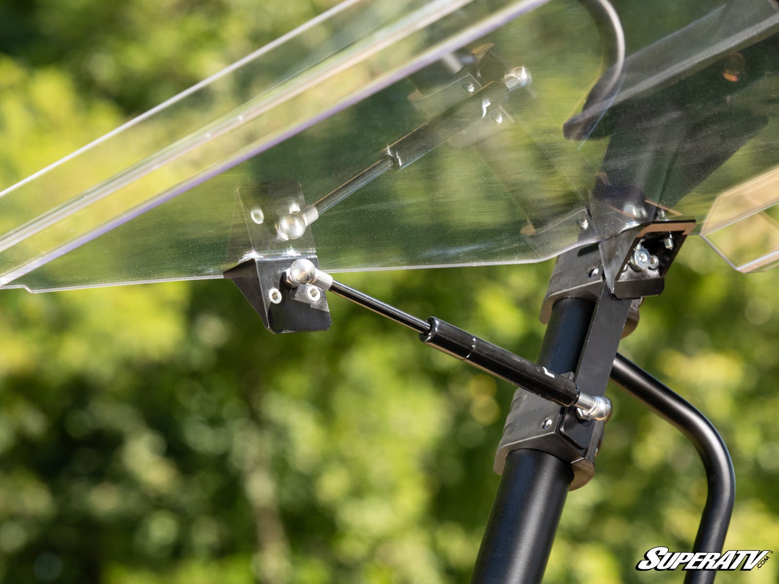 Photo of SuperATV Polaris Ranger 800 Scratch Resistant Flip Windshield by SuperATV - Premium Windshields for UTVs / Side by Sides