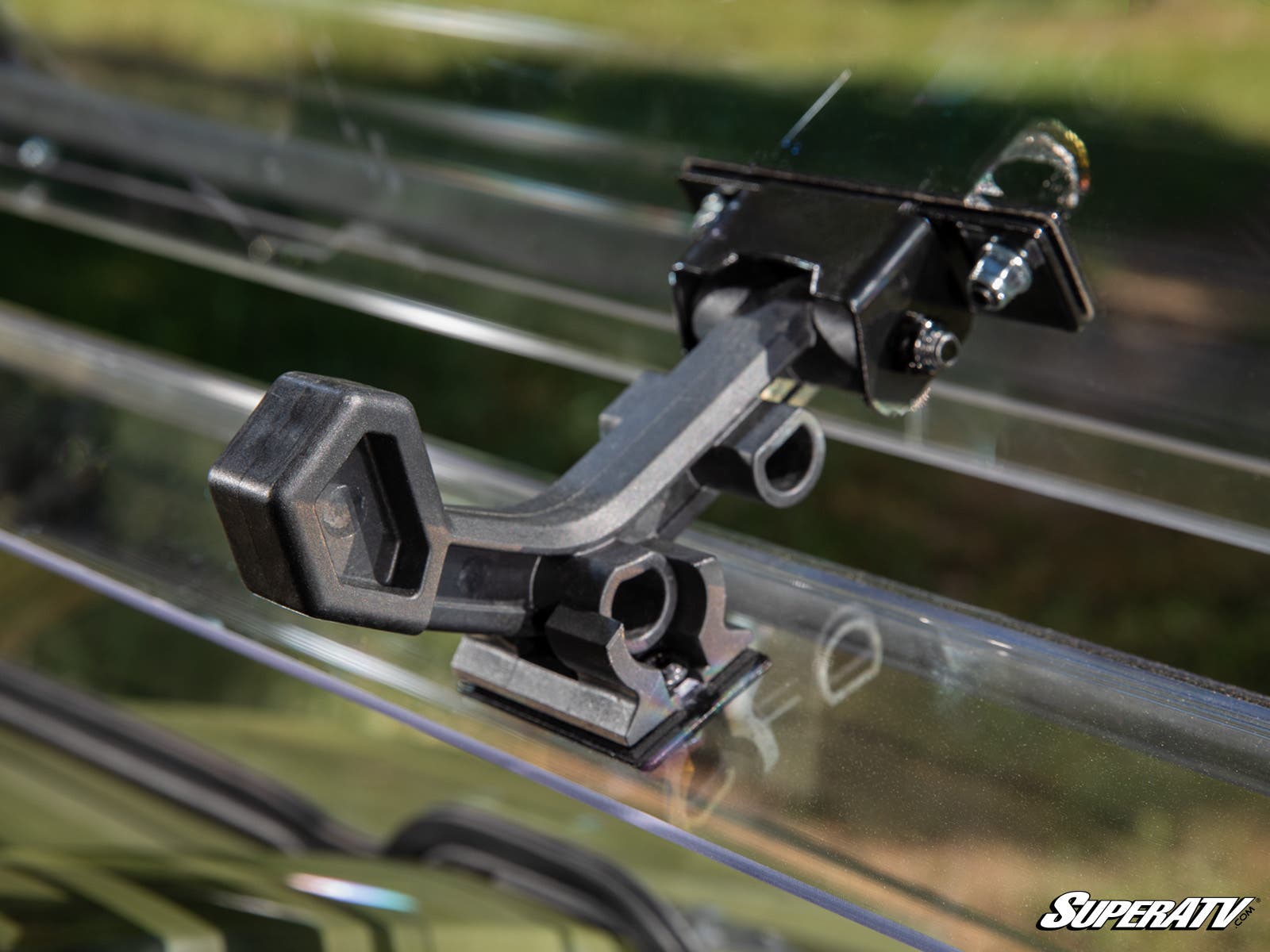 Photo of SuperATV Polaris Ranger 900 Diesel Scratch Resistant Flip Windshield by SuperATV - Premium Windshields for UTVs / Side by Sides