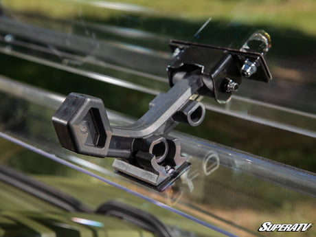 Photo of SuperATV Polaris Ranger Full-Size 570 Scratch Resistant Flip Windshield by SuperATV - Premium Windshields for UTVs / Side by Sides