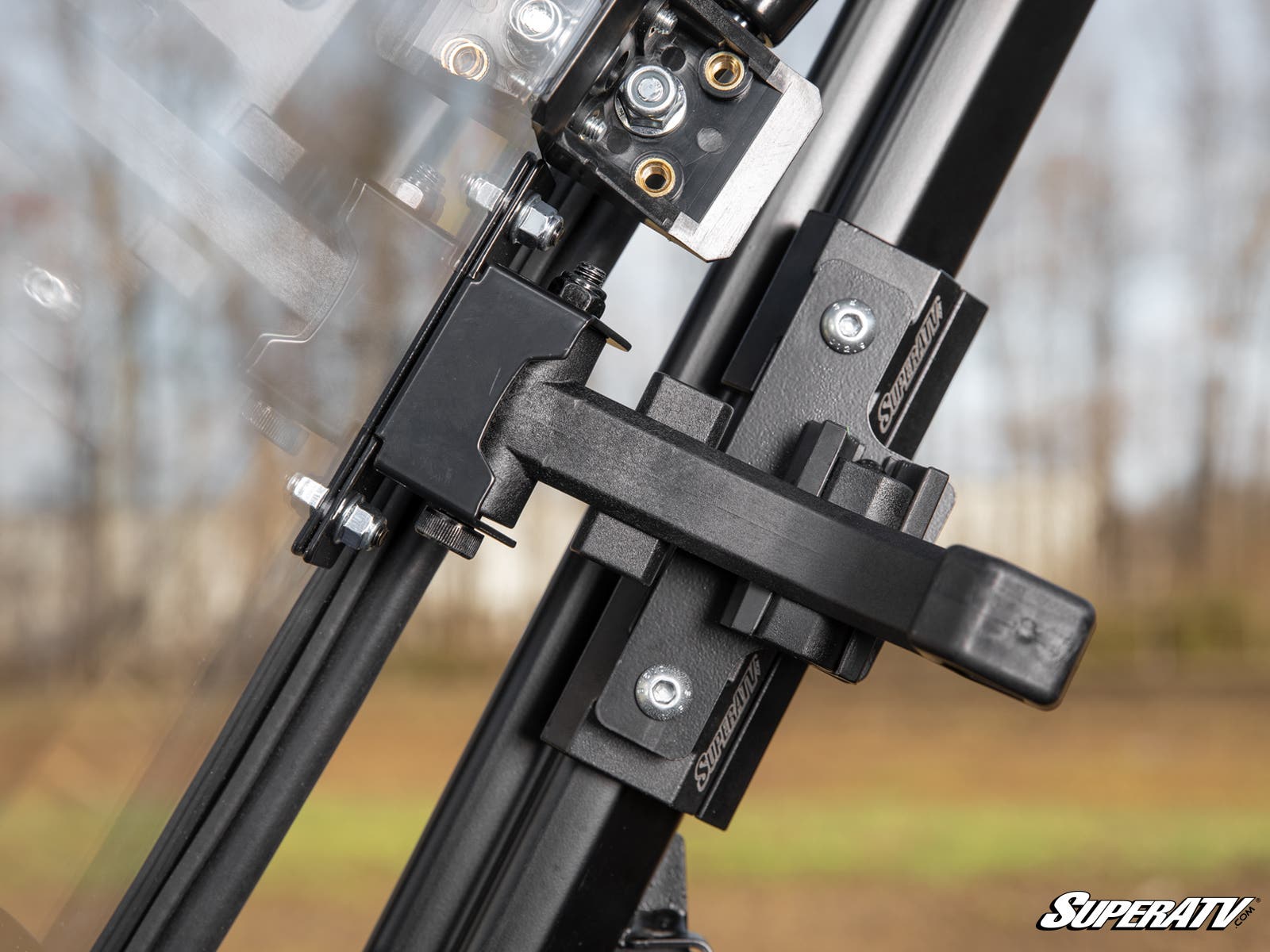 Photo of SuperATV Polaris Ranger SP 570 Scratch-Resistant Flip Windshield by SuperATV - Premium Windshields for UTVs / Side by Sides