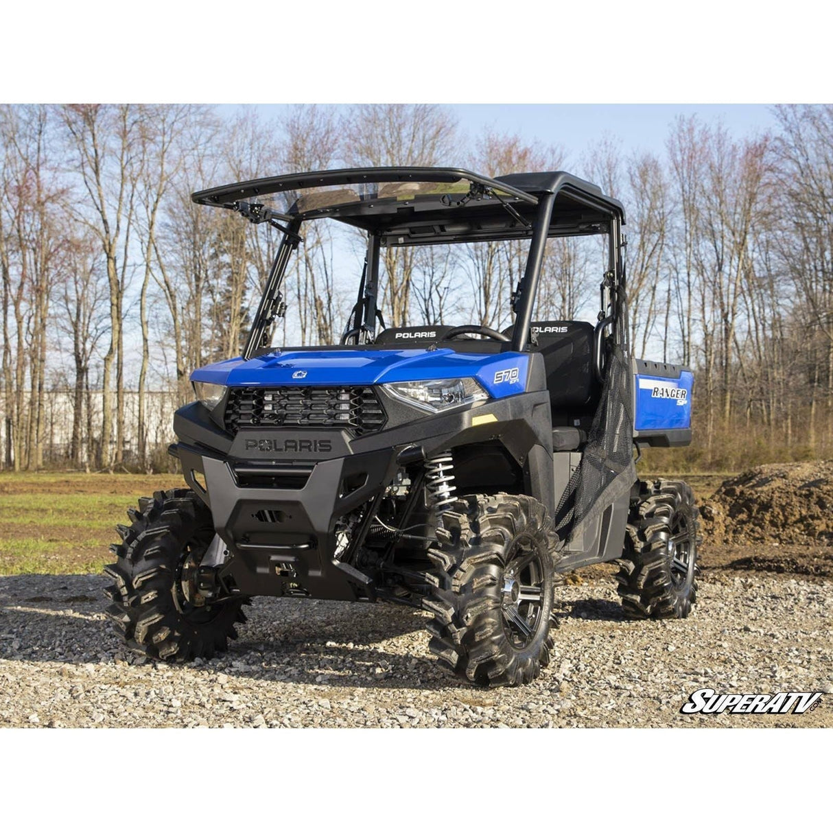 Polaris Ranger SP 570 Scratch Resistant Flip Windshield