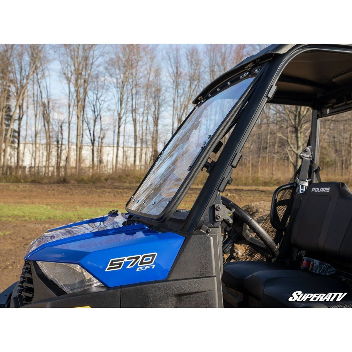 Polaris Ranger SP 570 Scratch Resistant Flip Windshield