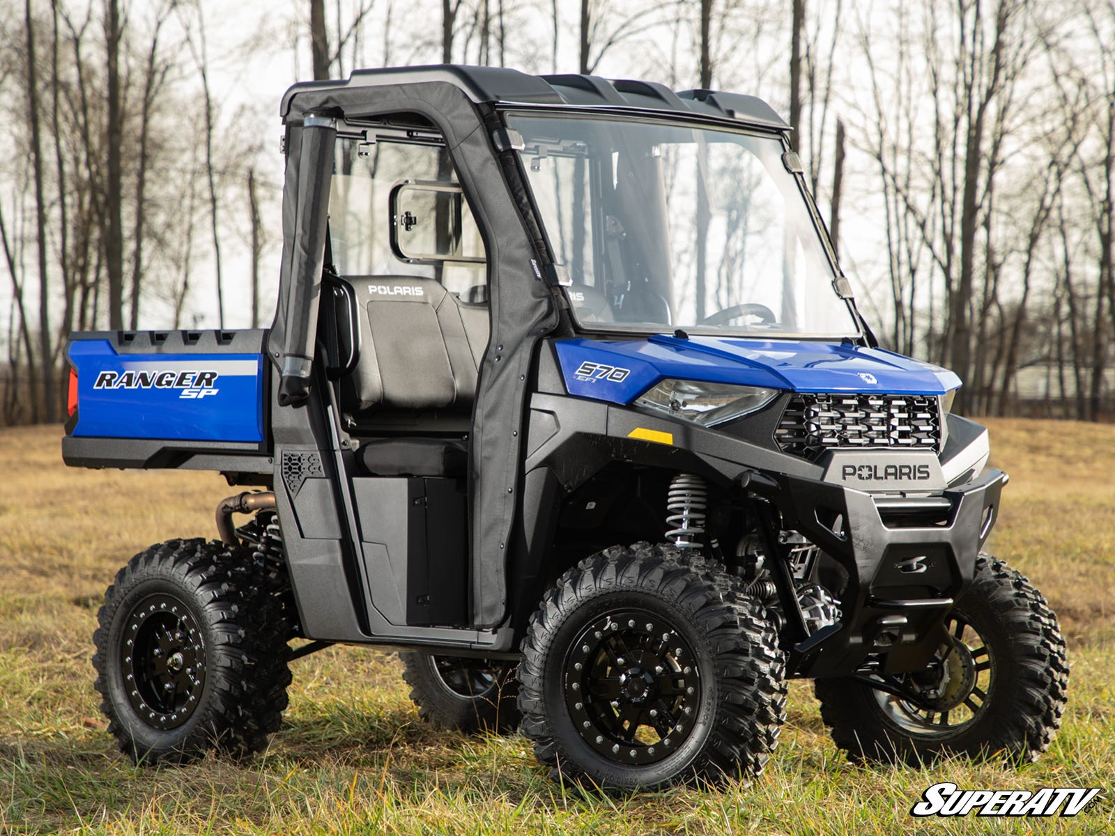 Photo of SuperATV Polaris Ranger SP 570 Scratch-Resistant Full Windshield by SuperATV - Premium Windshields for UTVs / Side by Sides