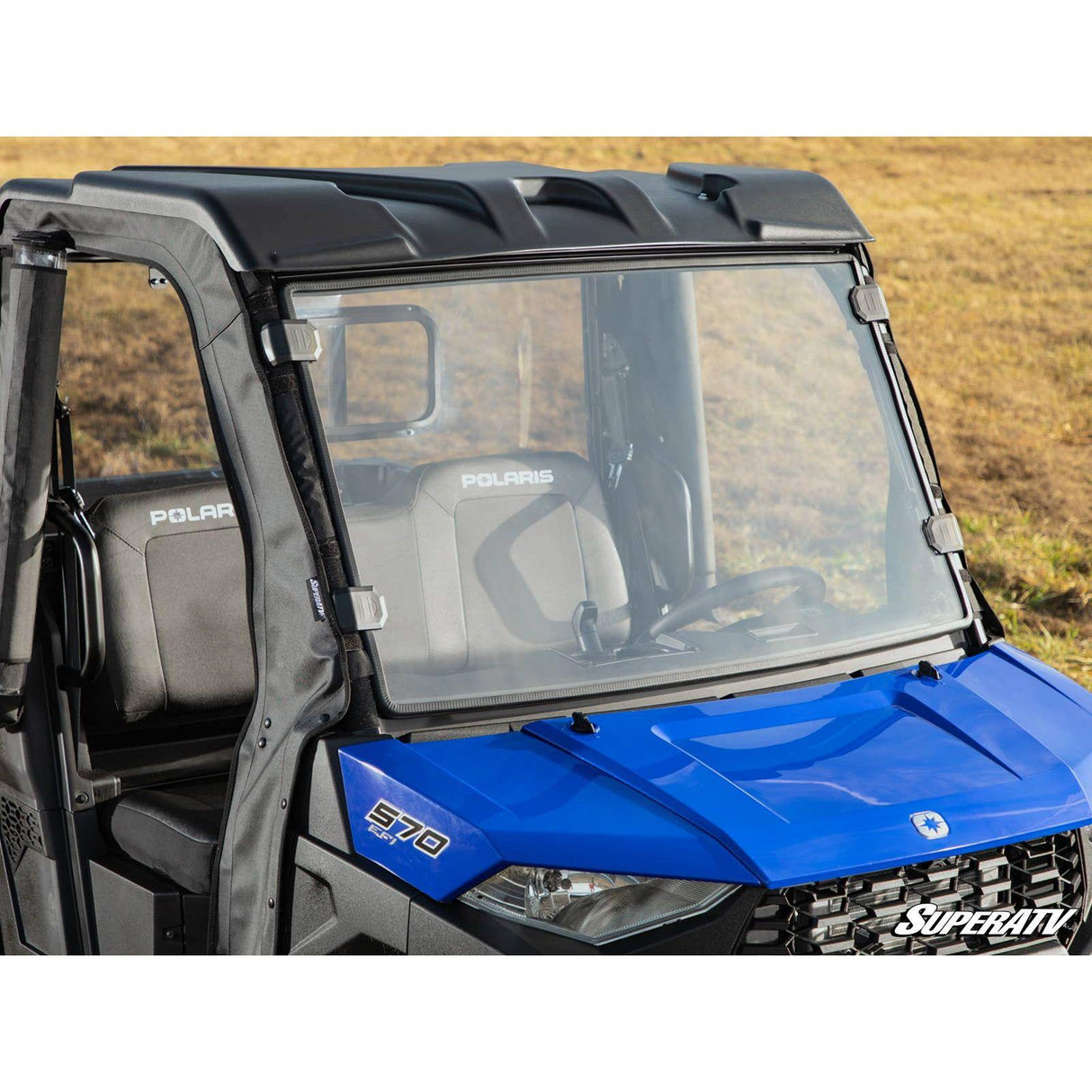 Polaris Ranger SP 570 Scratch Resistant Full Windshield