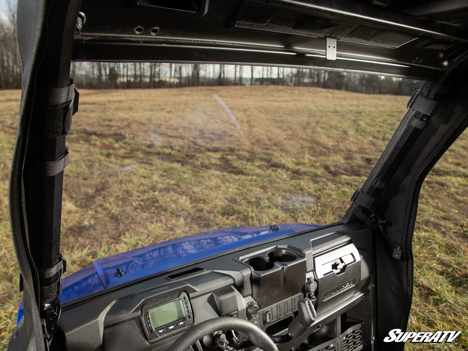 Photo of SuperATV Polaris Ranger SP 570 Scratch-Resistant Full Windshield by SuperATV - Premium Windshields for UTVs / Side by Sides
