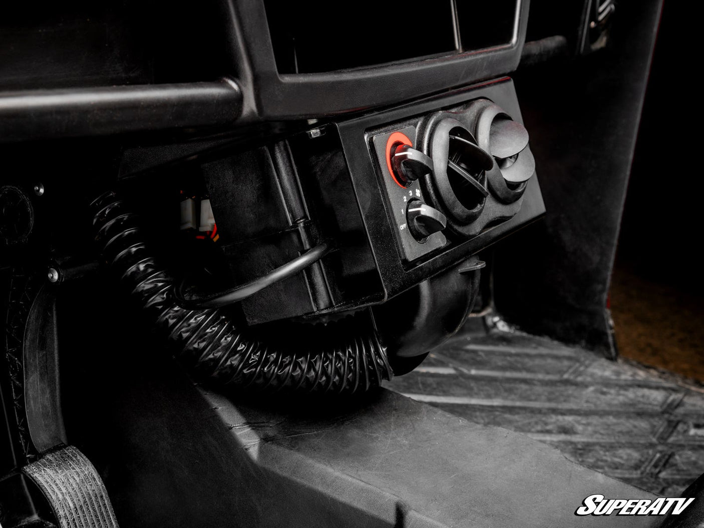 Photo of SuperATV Polaris Ranger 1000 Diesel Cab Heater by SuperATV - Premium Heaters for UTVs / Side by Sides