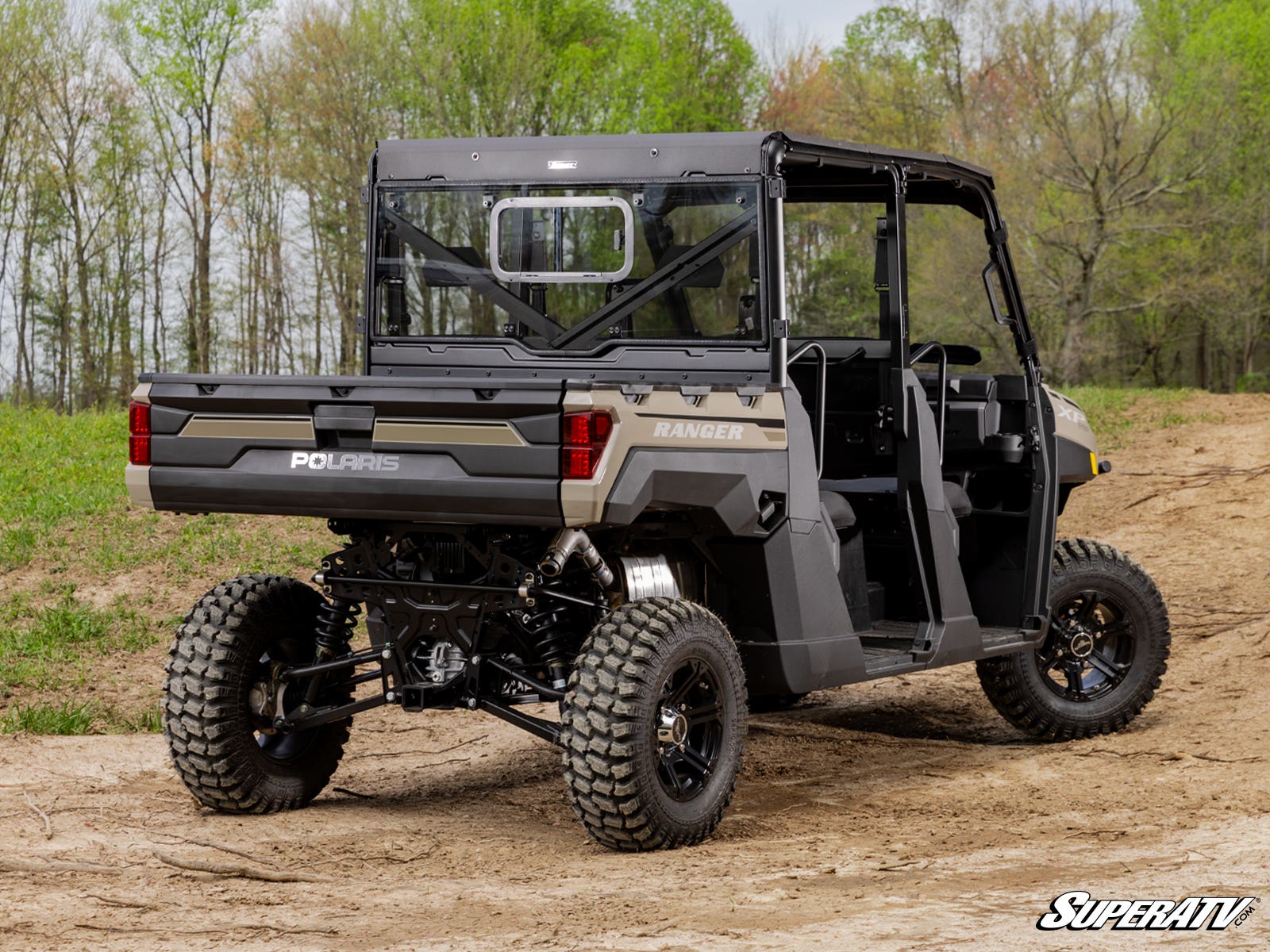 Photo of SuperATV Polaris Ranger 1000 Sliding Rear Windshield by SuperATV - Premium Windshields for UTVs / Side by Sides