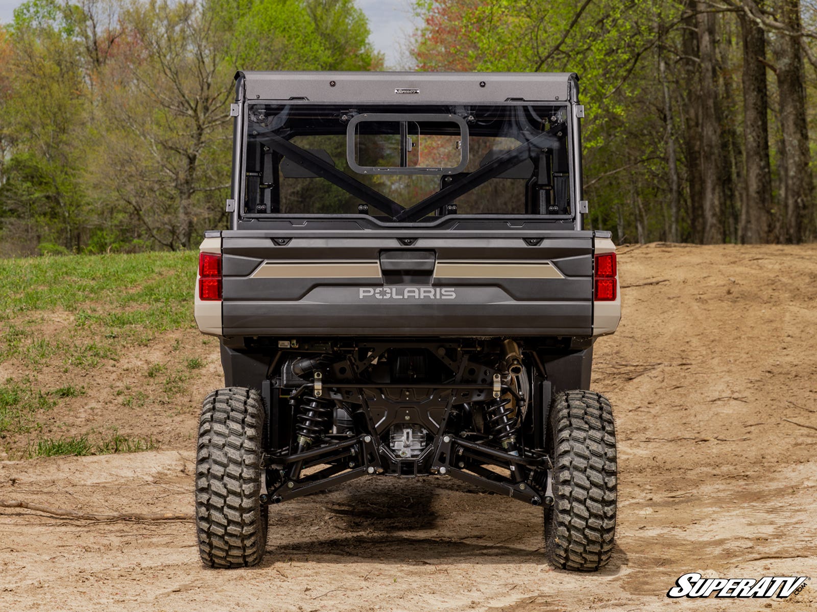 Photo of SuperATV Polaris Ranger 1000 Sliding Rear Windshield by SuperATV - Premium Windshields for UTVs / Side by Sides