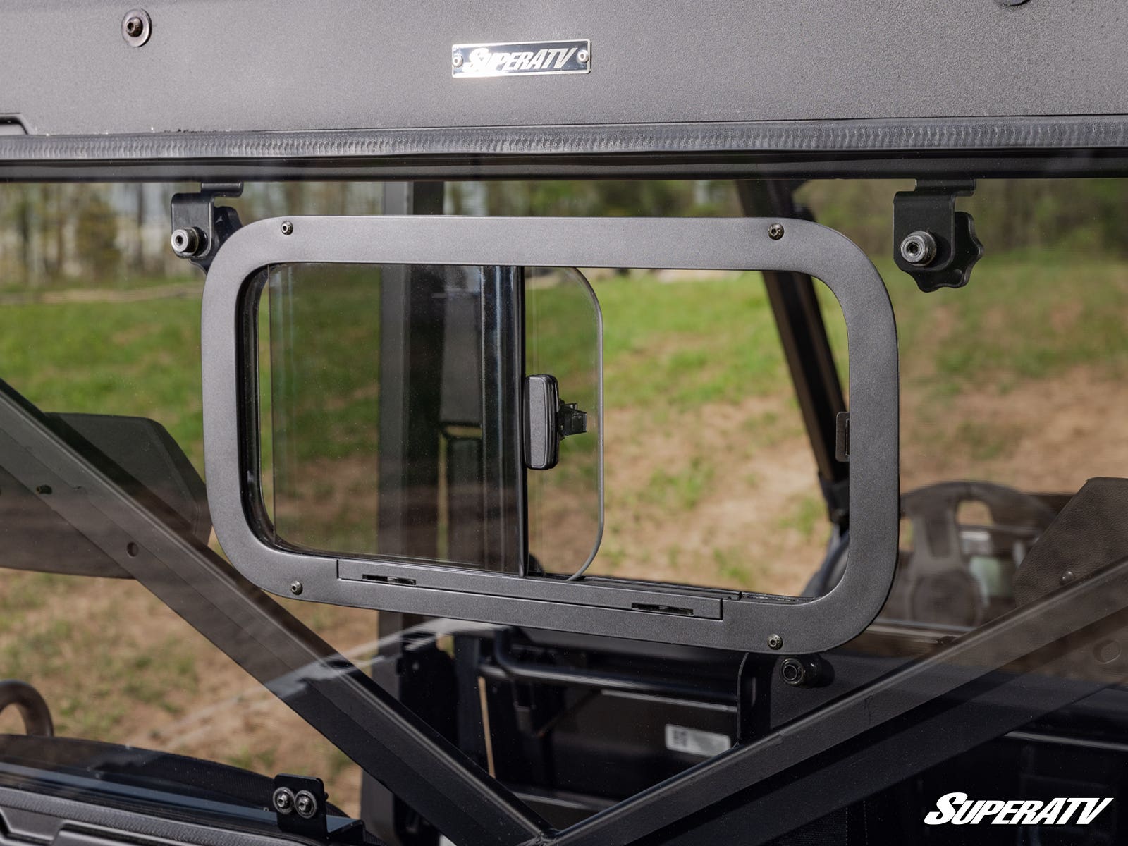 Photo of SuperATV Polaris Ranger 1000 Sliding Rear Windshield by SuperATV - Premium Windshields for UTVs / Side by Sides