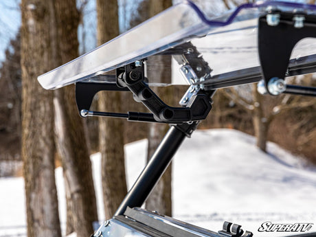 Photo of SuperATV Polaris RZR Trail S 900 Scratch-Resistant Flip Windshield by SuperATV - Premium Windshields for UTVs / Side by Sides