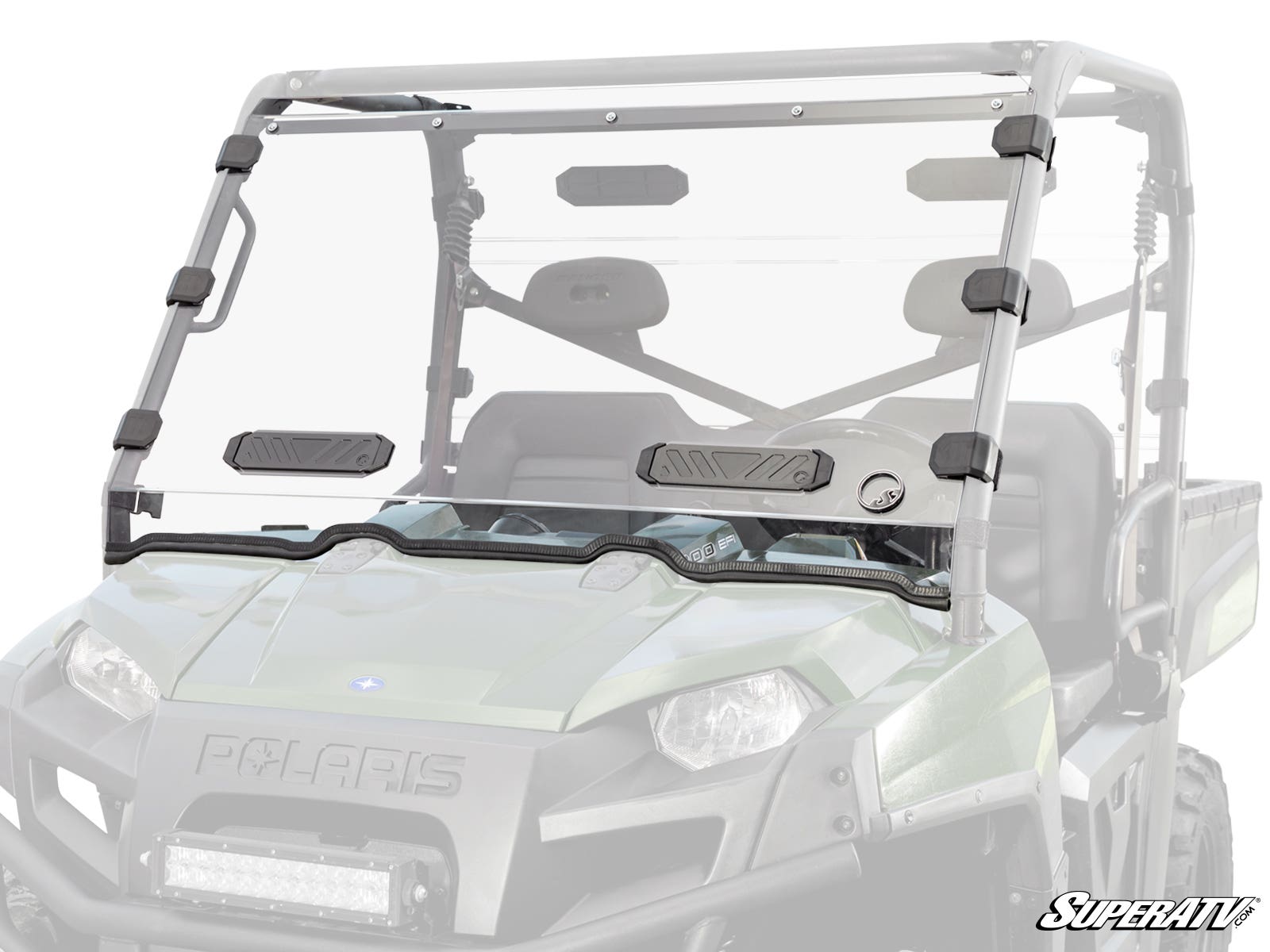 Photo of SuperATV Polaris Ranger 800 Vented Full Windshield by SuperATV - Premium Windshields for UTVs / Side by Sides