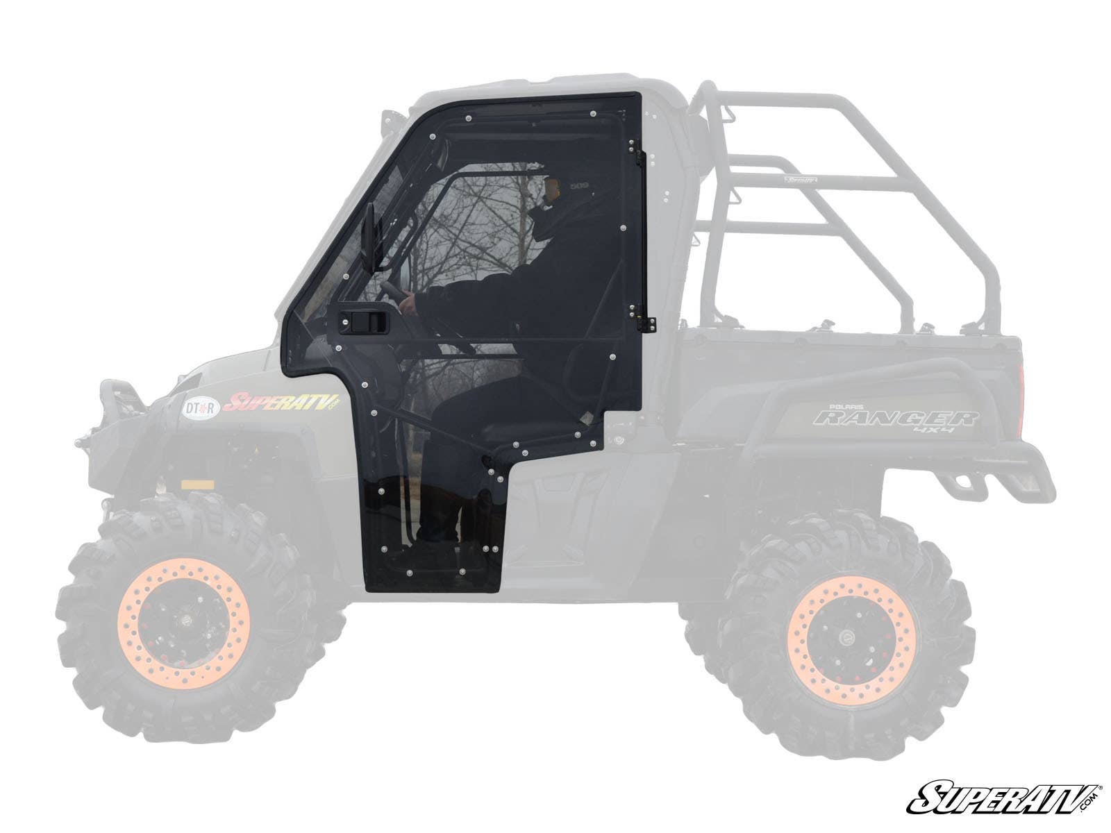 Photo of SuperATV Polaris Ranger 900 Diesel Cab Enclosure Doors by SuperATV - Premium Doors for UTVs / Side by Sides