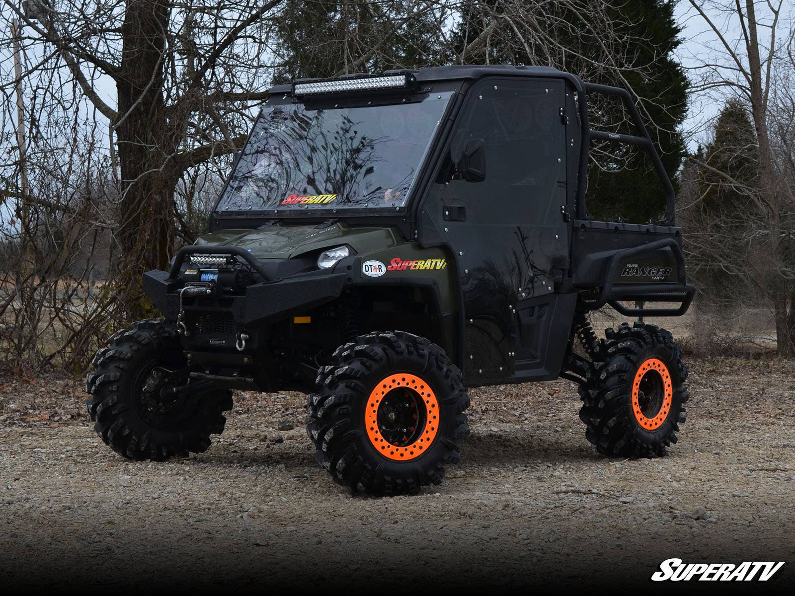 Photo of SuperATV Polaris Ranger Full Size 570 Cab Enclosure Doors by SuperATV - Premium Cab Enclosures for UTVs / Side by Sides