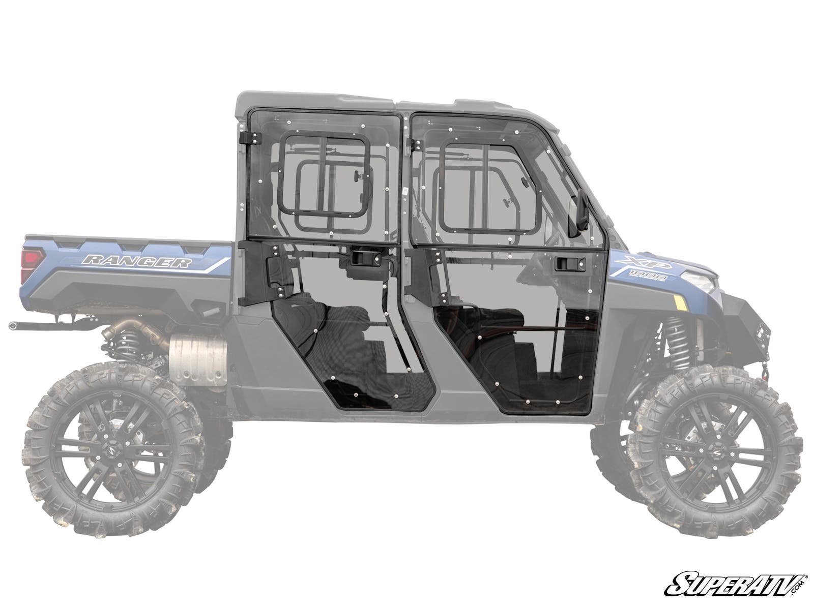 Photo of SuperATV Polaris Ranger XP 1000 Crew Convertible Cab Enclosure Doors by SuperATV - Premium Cab Enclosures for UTVs / Side by Sides