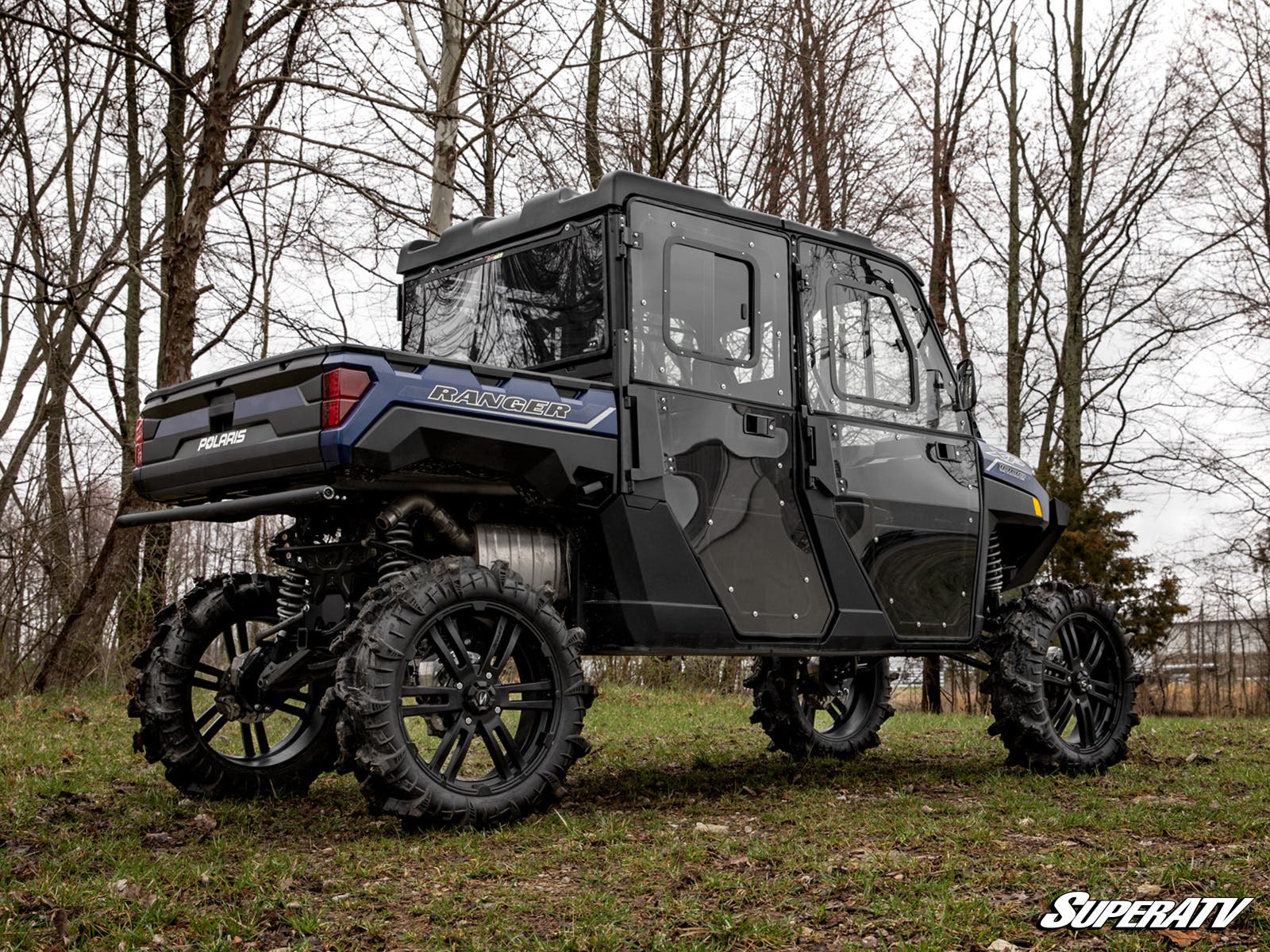 Photo of SuperATV Polaris Ranger XP 1000 Crew Convertible Cab Enclosure Doors by SuperATV - Premium Cab Enclosures for UTVs / Side by Sides