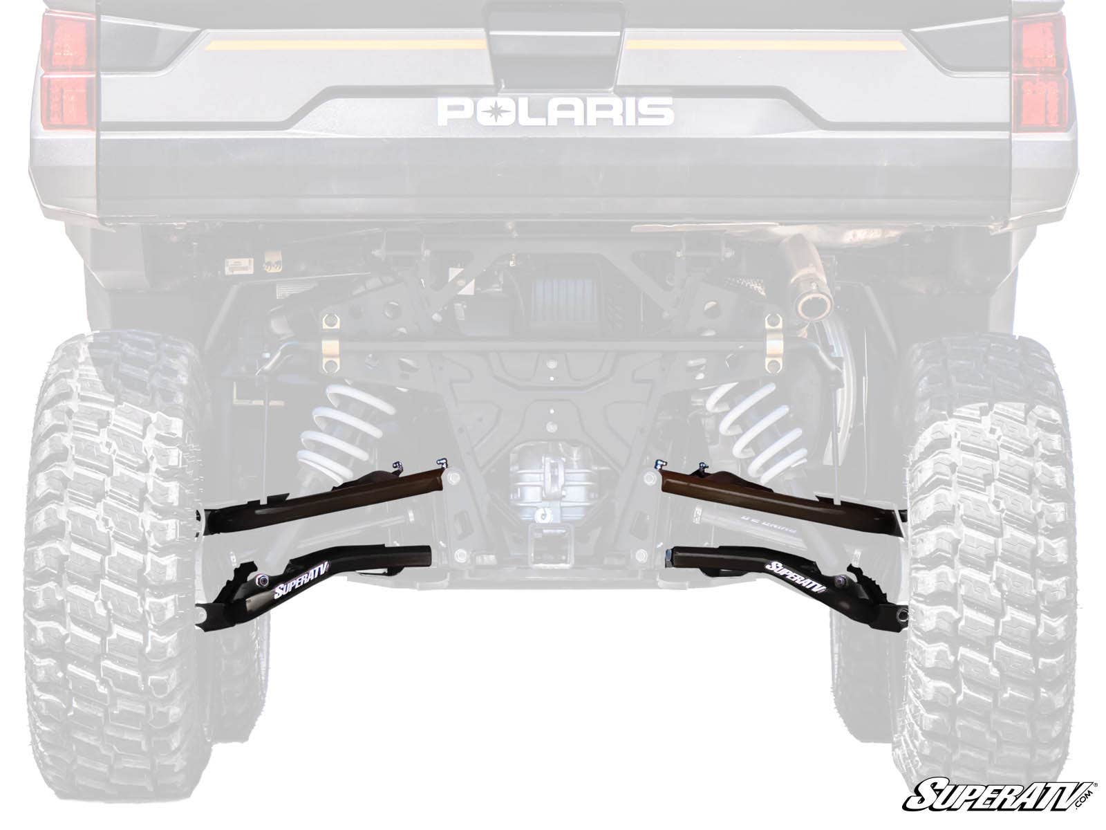 Photo of SuperATV Polaris Ranger Kinetic High-Clearance 1.5" Rear Offset A-Arms by SuperATV - Premium A-Arms & Control Arms for UTVs / Side by Sides