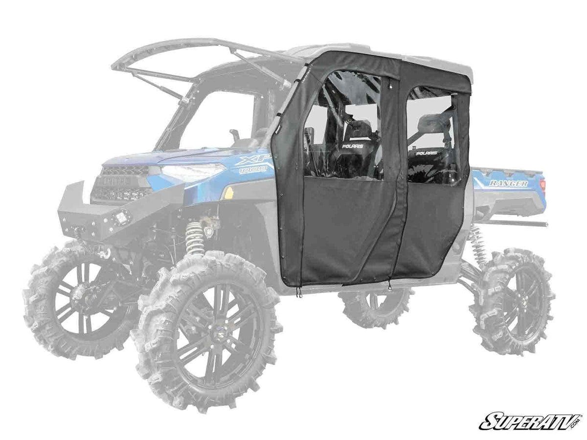 Photo of SuperATV Polaris Ranger 1000 Crew Soft Cab Enclosure Doors by SuperATV - Premium Doors for UTVs / Side by Sides