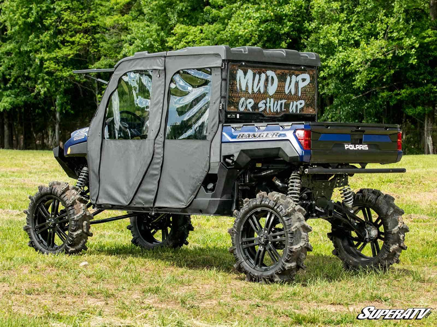 Photo of SuperATV Polaris Ranger 1000 Crew Soft Cab Enclosure Doors by SuperATV - Premium Doors for UTVs / Side by Sides