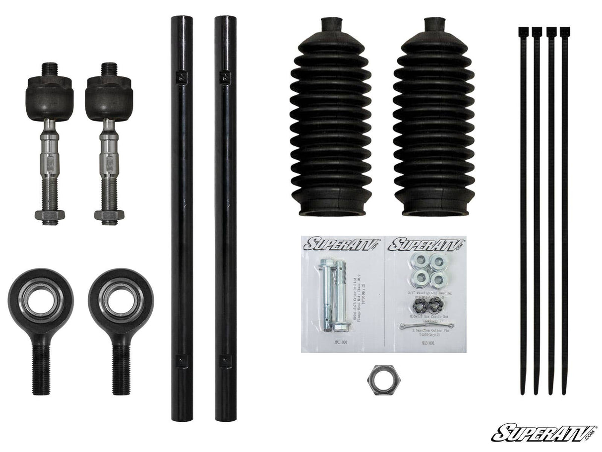 SuperATV Polaris Ranger XP 1000 Heavy-Duty Tie Rod Kit—For SuperATV 2" Offset A-Arms